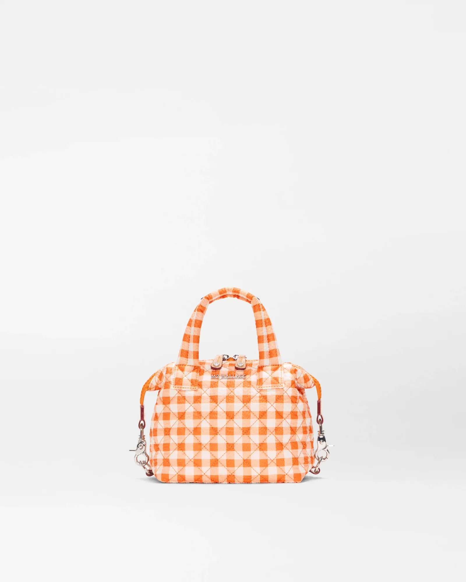Image of Sunset Orange Gingham Micro Sutton