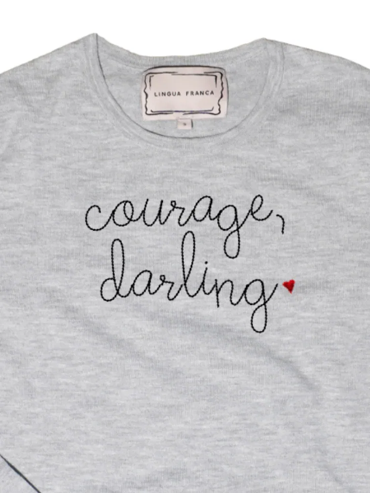 Image of "courage, darling" Mara Crewneck