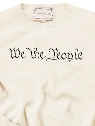 Image of "we the people" Constitution Edition Women's Crewneck