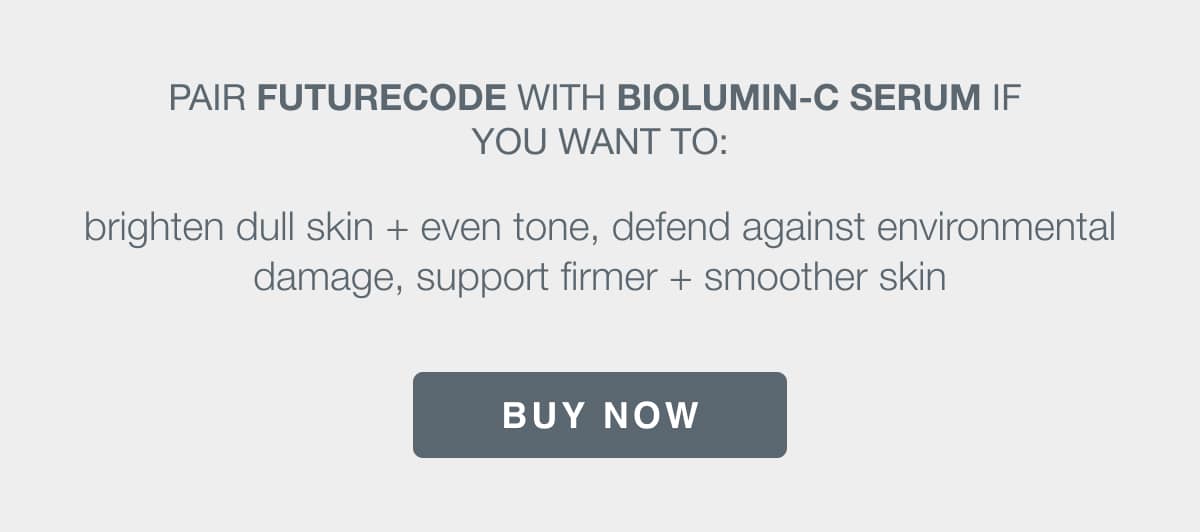 biolumin-c serum + futurecode