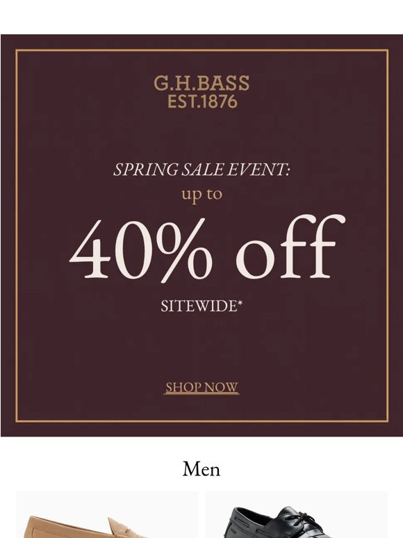 Top picks. Up to 40% off.