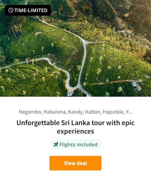 Unforgettable Sri Lanka tour with epic experiences