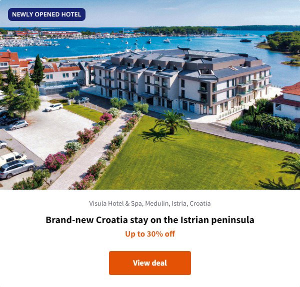 Brand-new Croatia stay on the Istrian peninsula