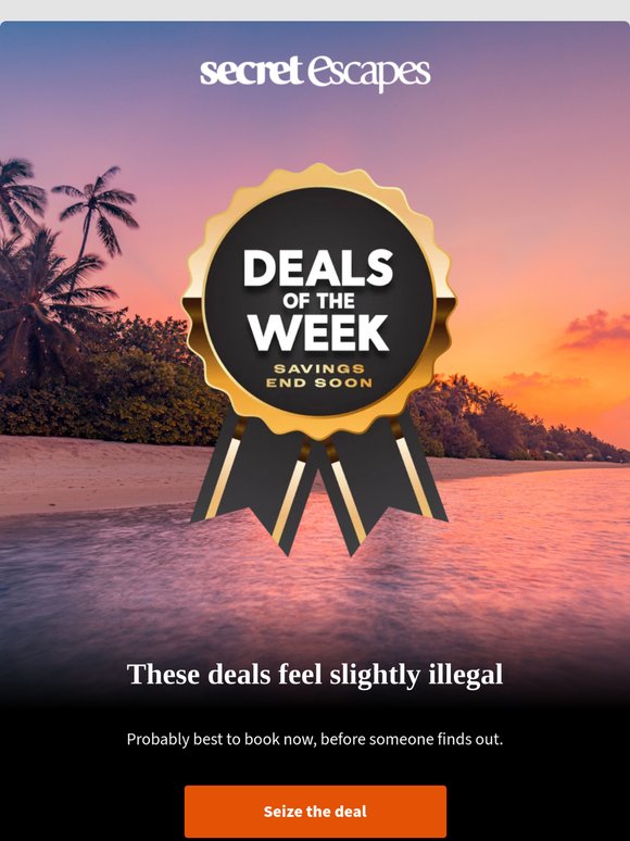Deals this good? Why wouldn't you go?