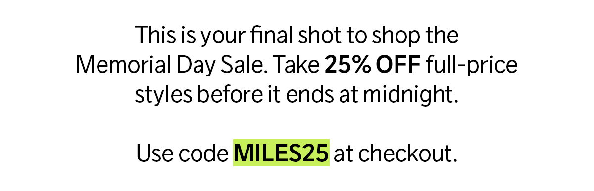 Memorial Day Sale