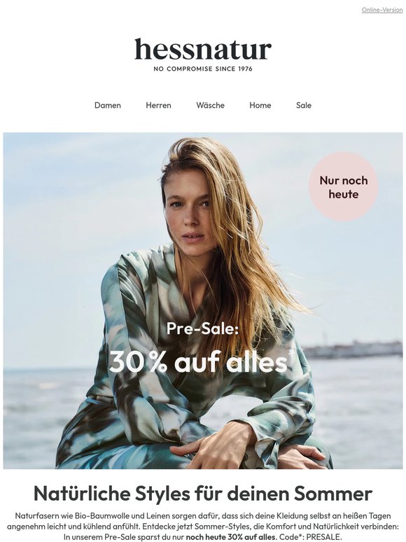 ⌛ Letzte Chance: 30% auf alles im Pre-Sale