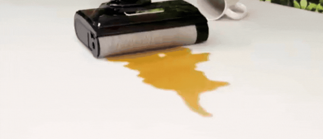 Gif of the Floor Washer cleaning different surfaces