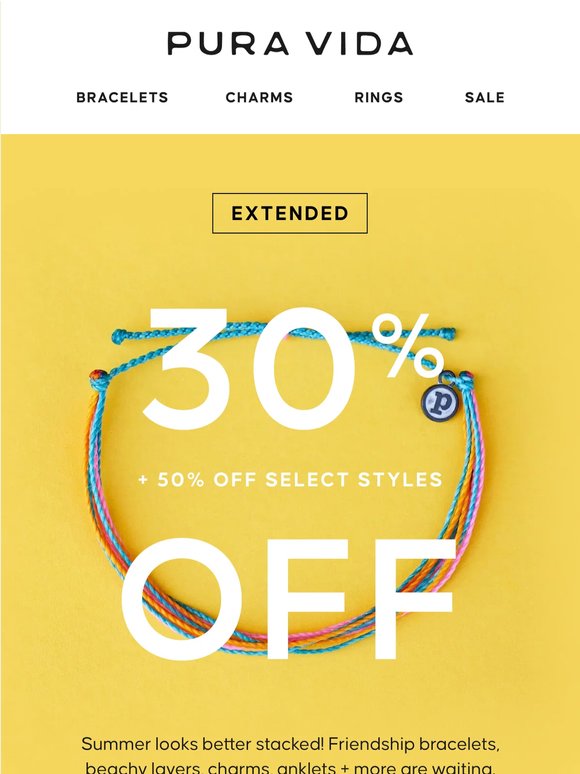 EXTENDED ☀️ 30% Off