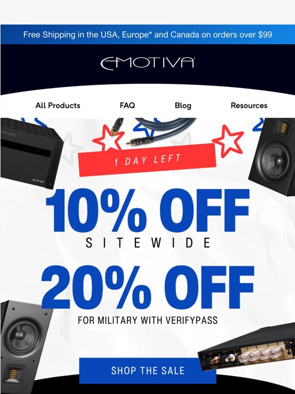 🚨 10% Off Sitewide Ends soon