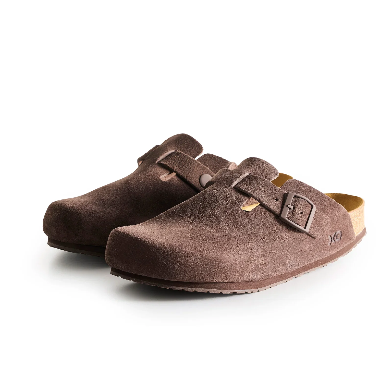 Image of XOCORE Soft rocker support sandal closed toe coffee brown