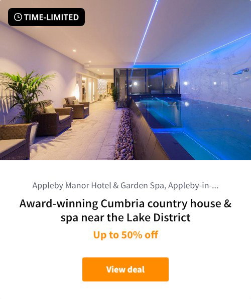 Award-winning Cumbria country house &amp; spa near the Lake District