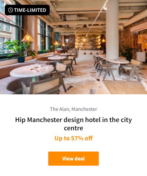 Hip Manchester design hotel in the city centre