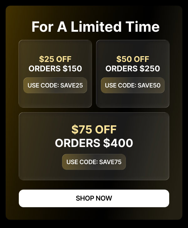  For a limited time Shop Now