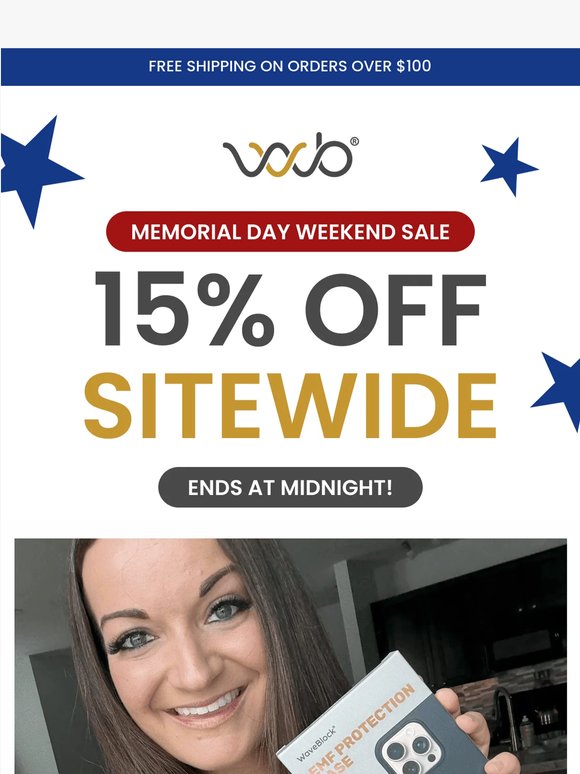 Final Hours to Save 15% on EMF Protection