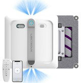 Liectroux S9 Window Cleaning Robot, Dual Roller Brushes, 6-way Water Spray, 9000Pa Suction, Remote and App Control