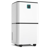 HUMILABS 12L Dehumidifier with Humidity Indicator Lights, 2L Water Tank, 24H Timer, 3 Modes, Auto Defrosting, LED Touch Screen, Low Noise