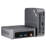 Ninkear M7 Mini PC, Intel Core i7-1185G7 4 Cores 3.0GHz, 16GB RAM 512GB SSD, Dual HDMI 4K Display + Type-C, WiFi 6 Bluetooth 5.2, 2*USB3.0, 2*USB2.0, 1*RJ45, 1*Audio Jack, VESA Mount