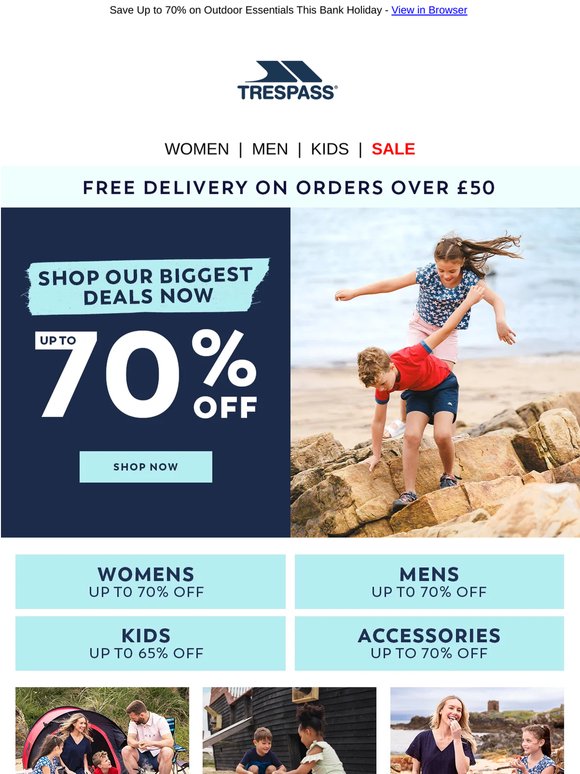 Our Biggest Bank Holiday Deals