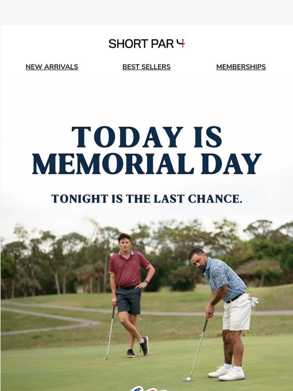 Last call: 50% off for Memorial Day Ends at Midnight