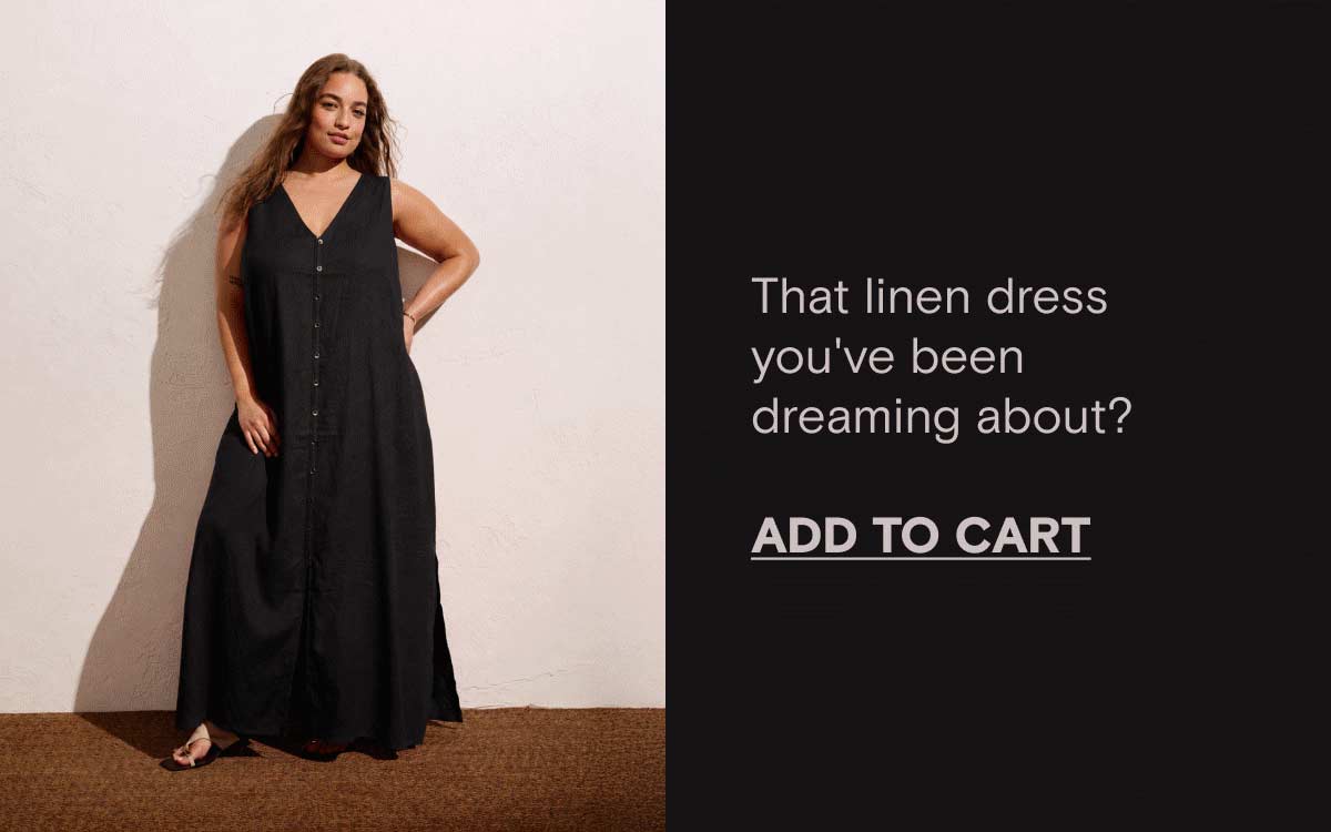 Linen Blend Dress