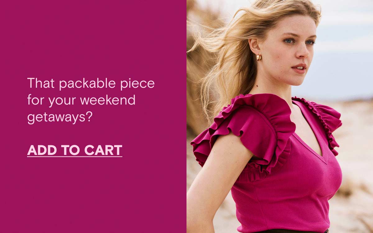 Packable Piece for Weekend Getaways