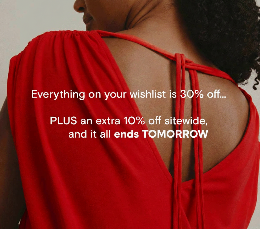 Sale: 30% off wishlist items + 10% off sitewide, ends tomorrow.