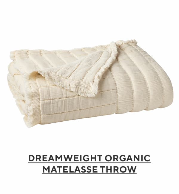 Dreamweight Organic Matelasse Throw