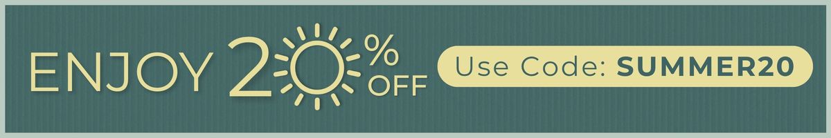 Enjoy 205 off: use code summer20