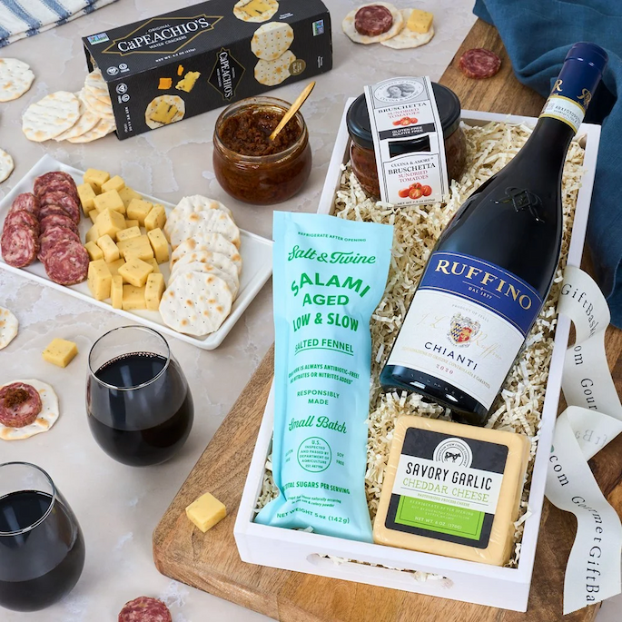 Chianti Wine- Italian Gift Basket 