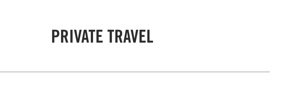 Private Travel