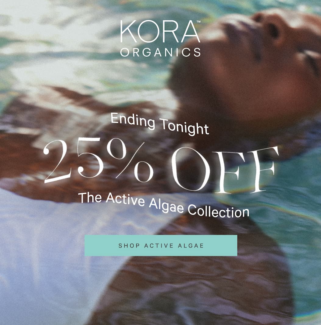 Shop 25% Off Active Algae Products, This Weekend Only