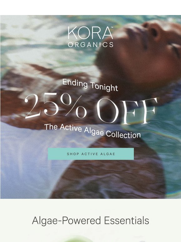 LAST CHANCE: 25% Off Active Algae 🌱