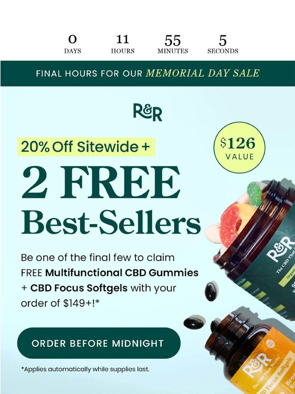 Hurry, Only a Few FREE Gifts Left 🚨