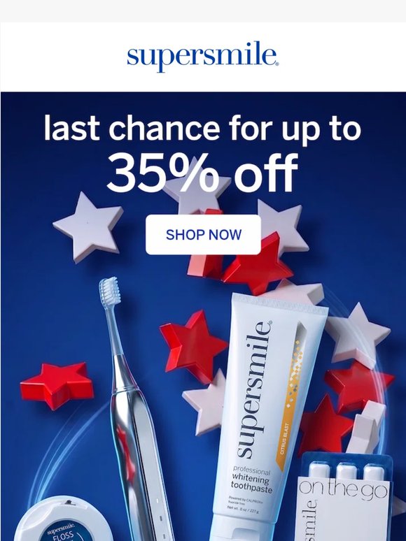 don’t miss out: 35% off ends soon!