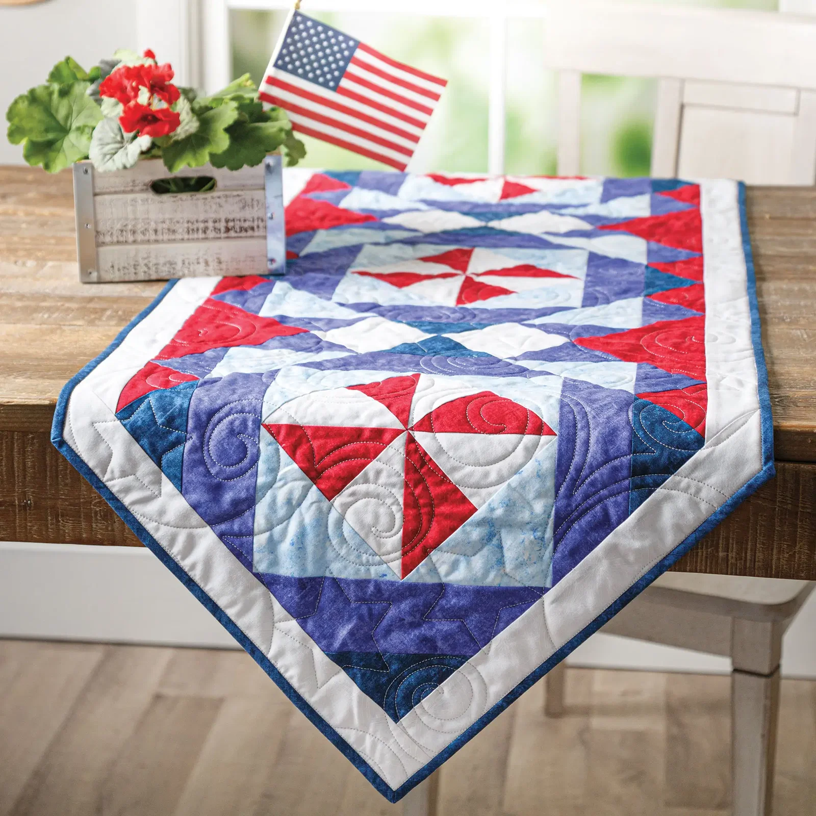 Fanfare Table Runner Quilt Pattern - Digital Download