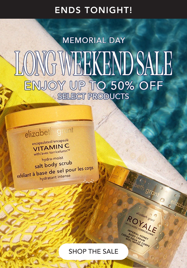 Memorial Day long weekend sale