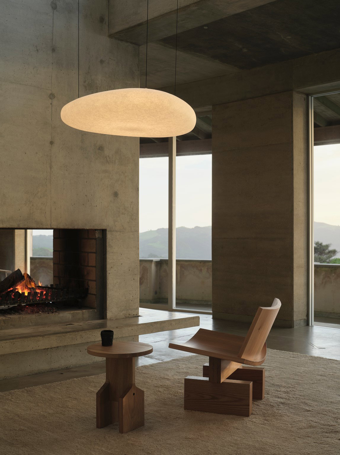 Drift pendant in modern living rooms