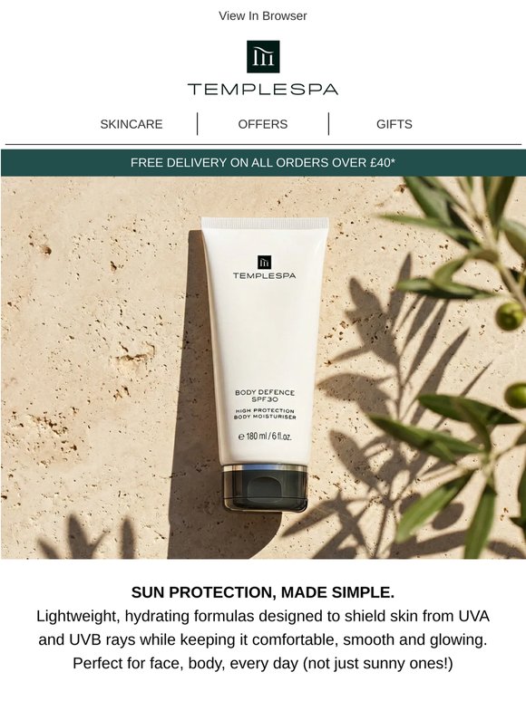Suns out, SPF on ☀️