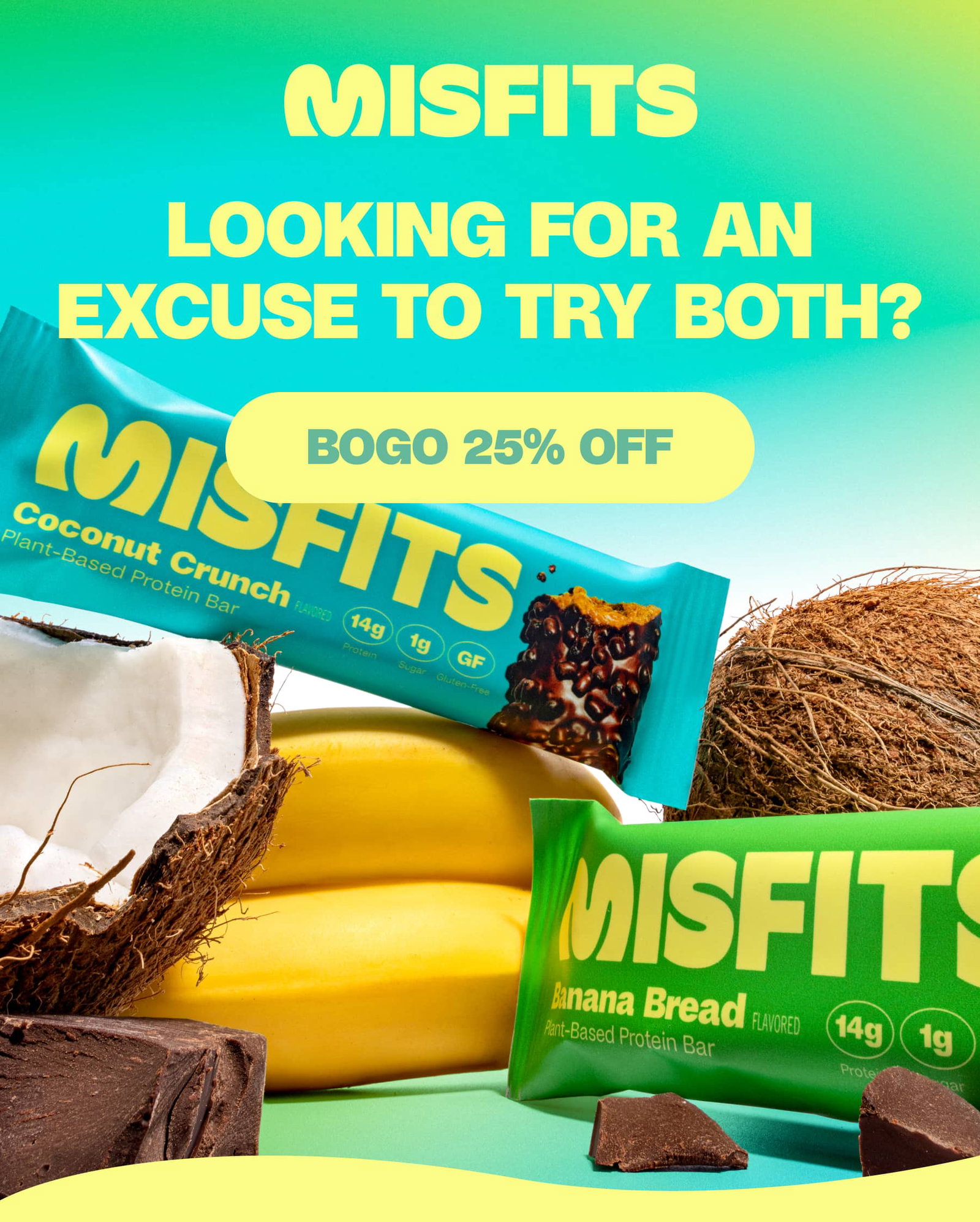 LOOKING FOR AN EXCUSE TO TRY BOTH? BOGO25% OFF