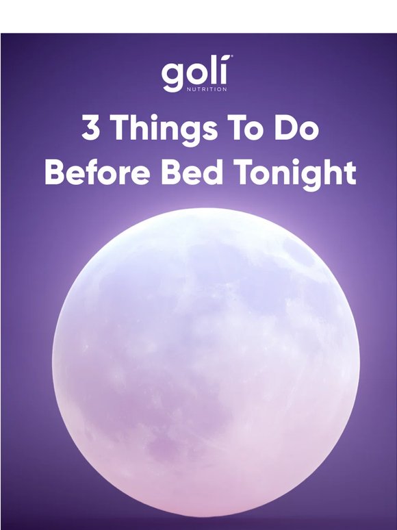 3 To-Dos to sleep better tonight