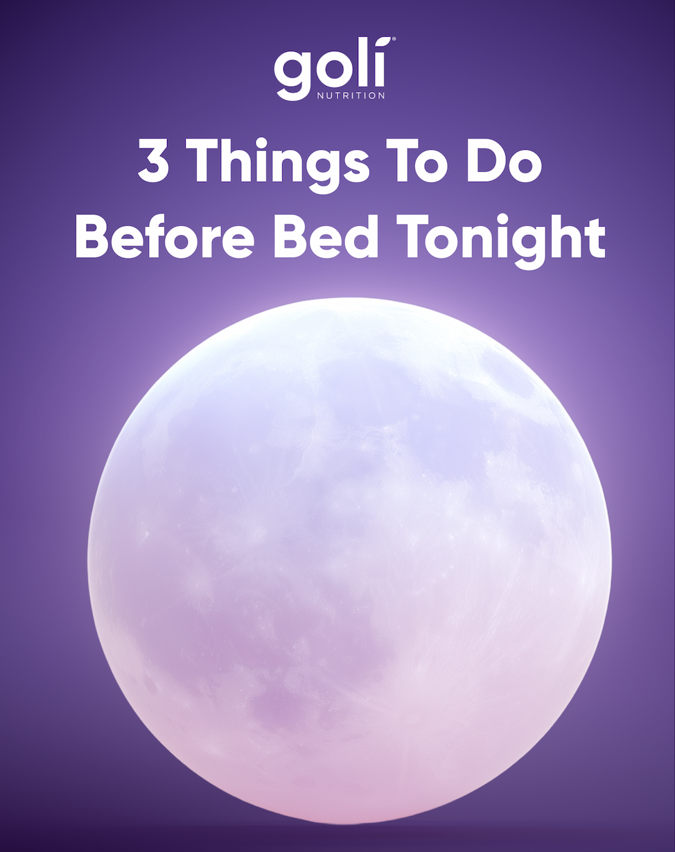3 things to do before bed tonight