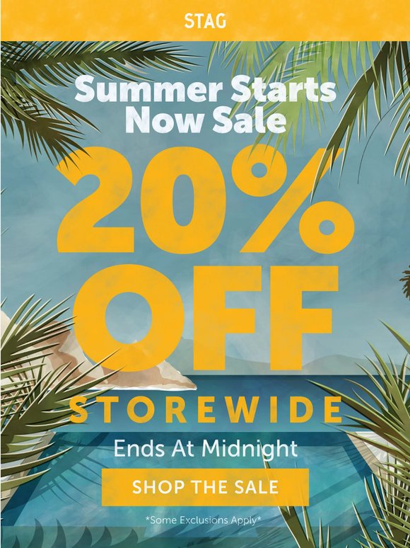 Last Call: Sale Ends At Midnight