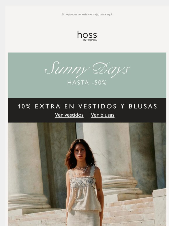 Sunny Days ☀️ Hasta -50% en TODO ¡en boutiques, web y APP!