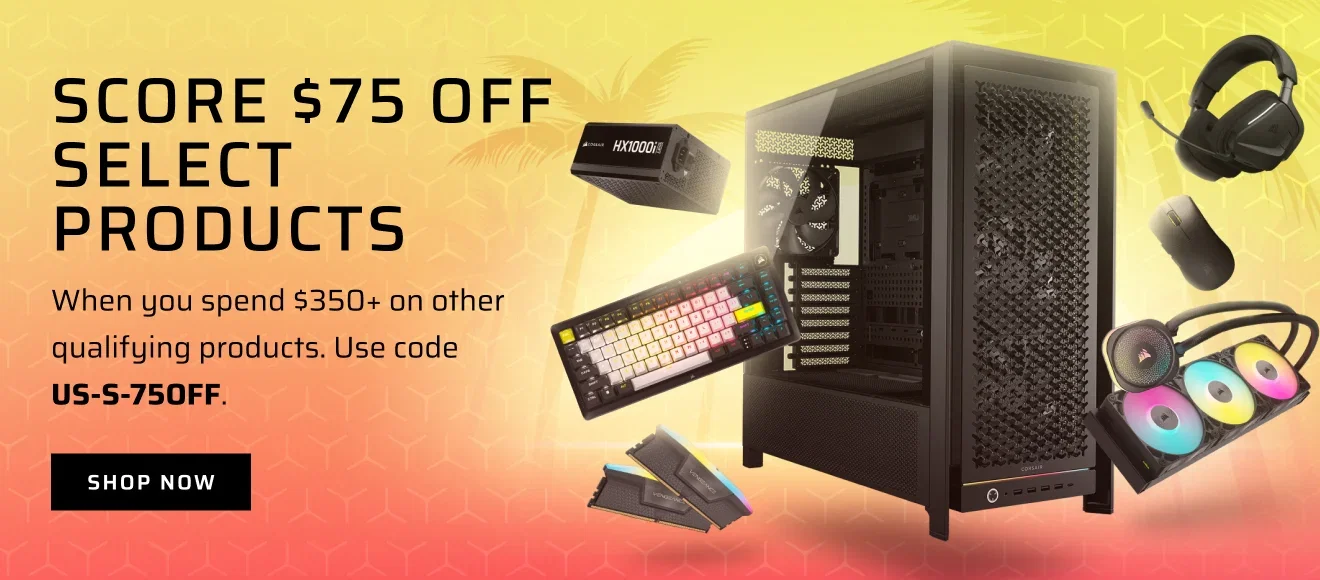 Score $75 Off Select Products