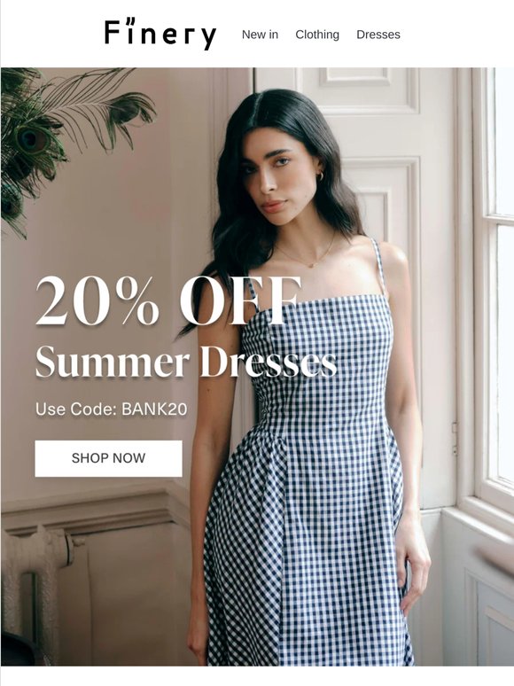 20% Off Summer Dresses
