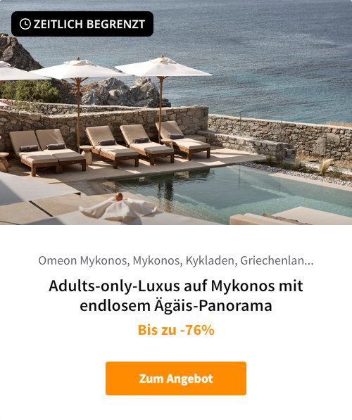 Adults-only-Luxus auf Mykonos mit endlosem Ägäis-Panorama
