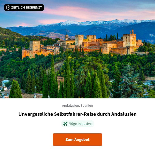 Unvergessliche Selbstfahrer-Reise durch Andalusien