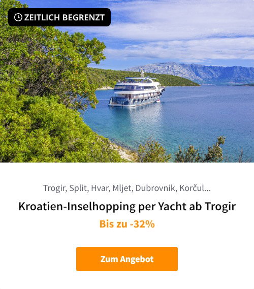 Kroatien-Inselhopping per Yacht ab Trogir