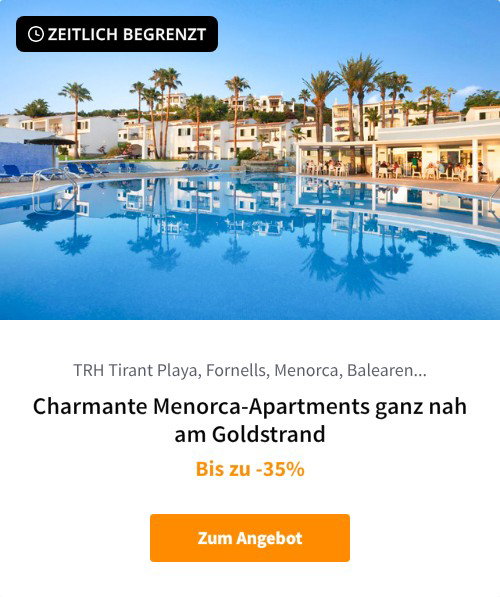 Charmante Menorca-Apartments ganz nah am Goldstrand