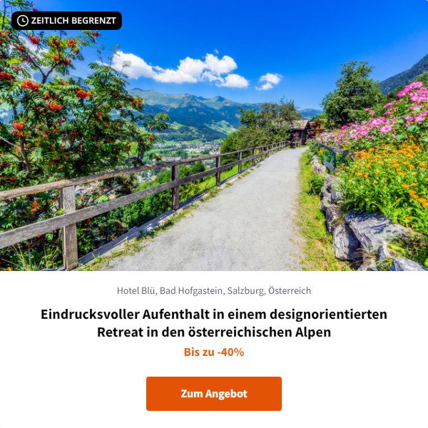 Eindrucksvoller Aufenthalt in einem designorientierten Retreat in den österreichischen Alpen